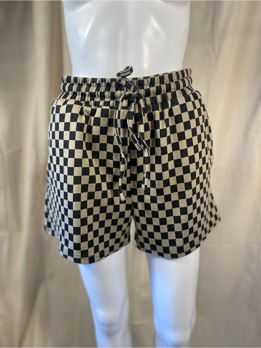 Pretty Garbage Checkered Lounge Shorts